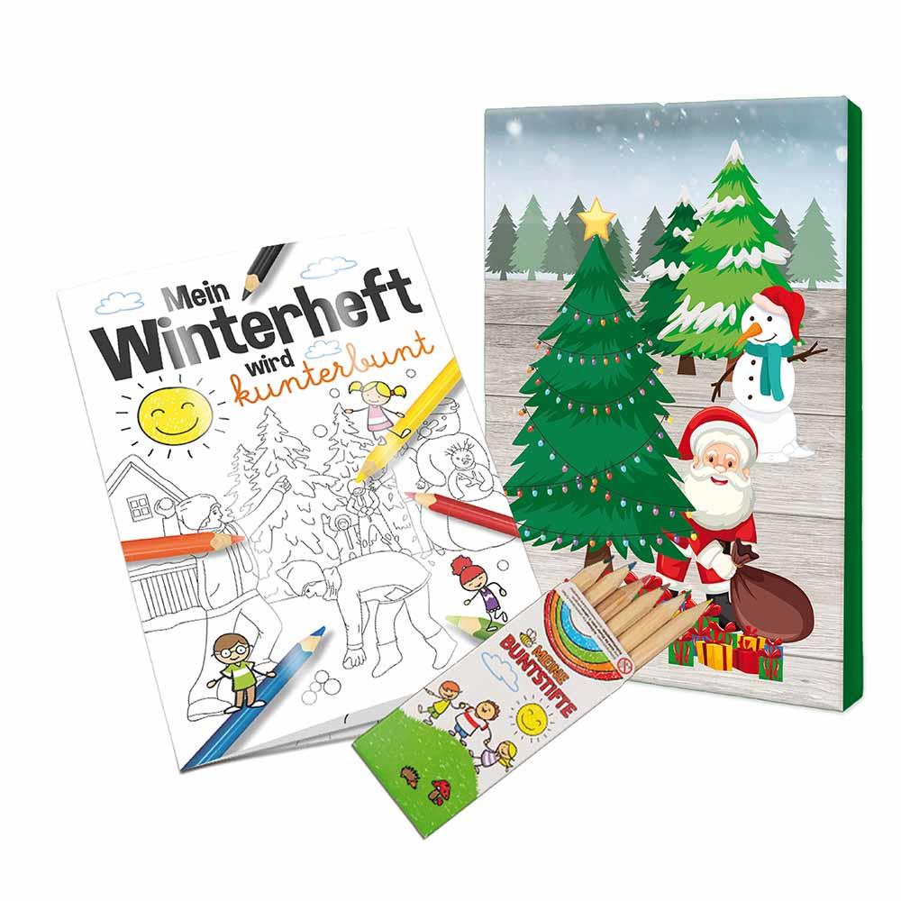 Mal-Set A6 - Weihnachten - Malset neutral
