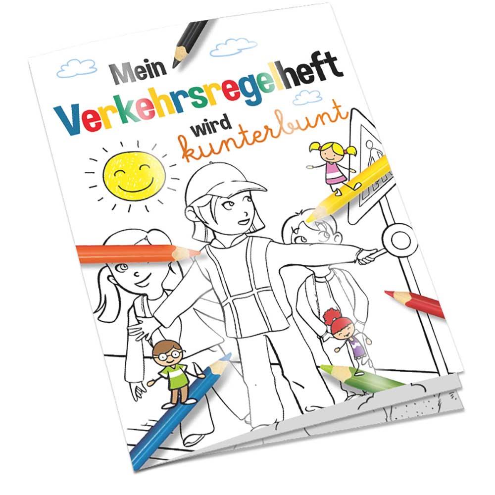 Malbuch / Mal-Set A6 - Verkehr - Malbuch neutral