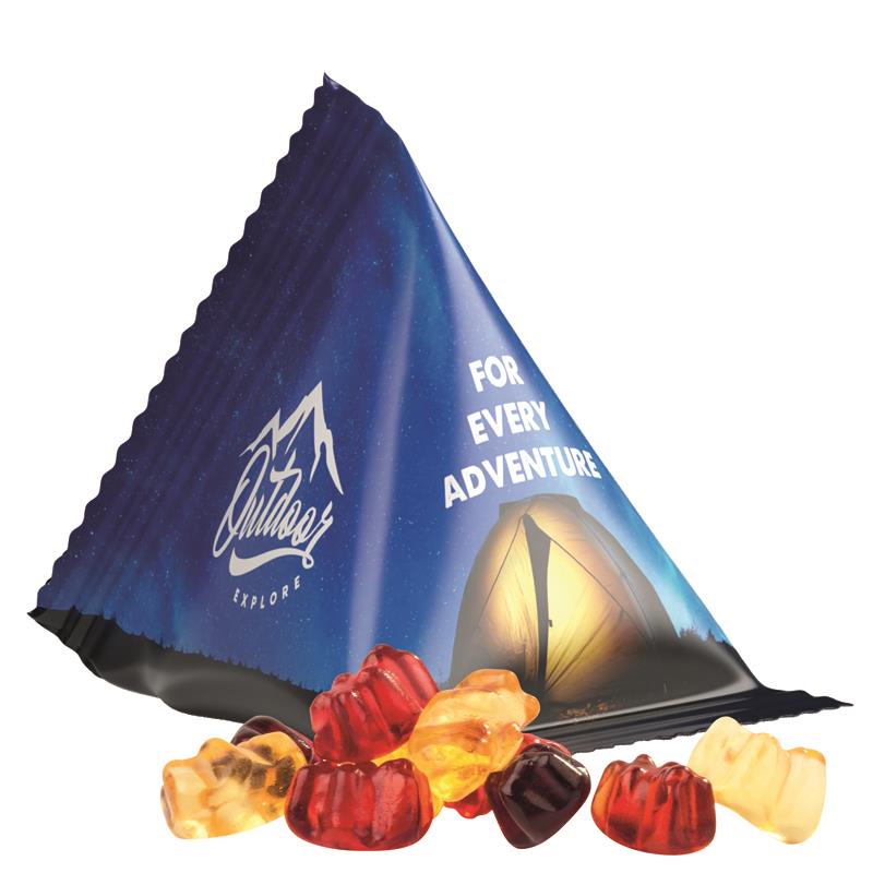 Tetraeder 15 g Trolli 30 % Fruchtsaft Bärchen