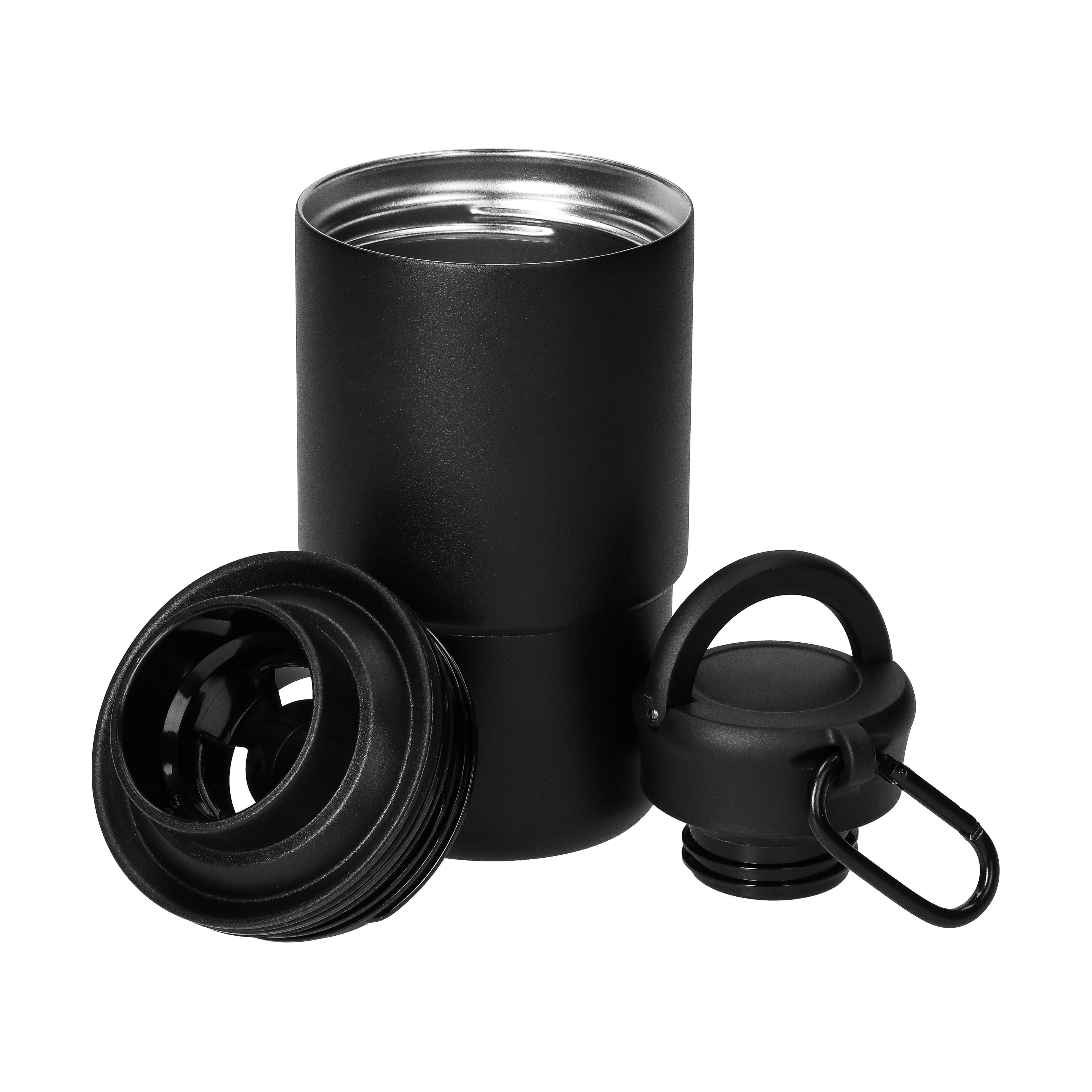 Edelstahlbecher mit Karabiner ´Trail´