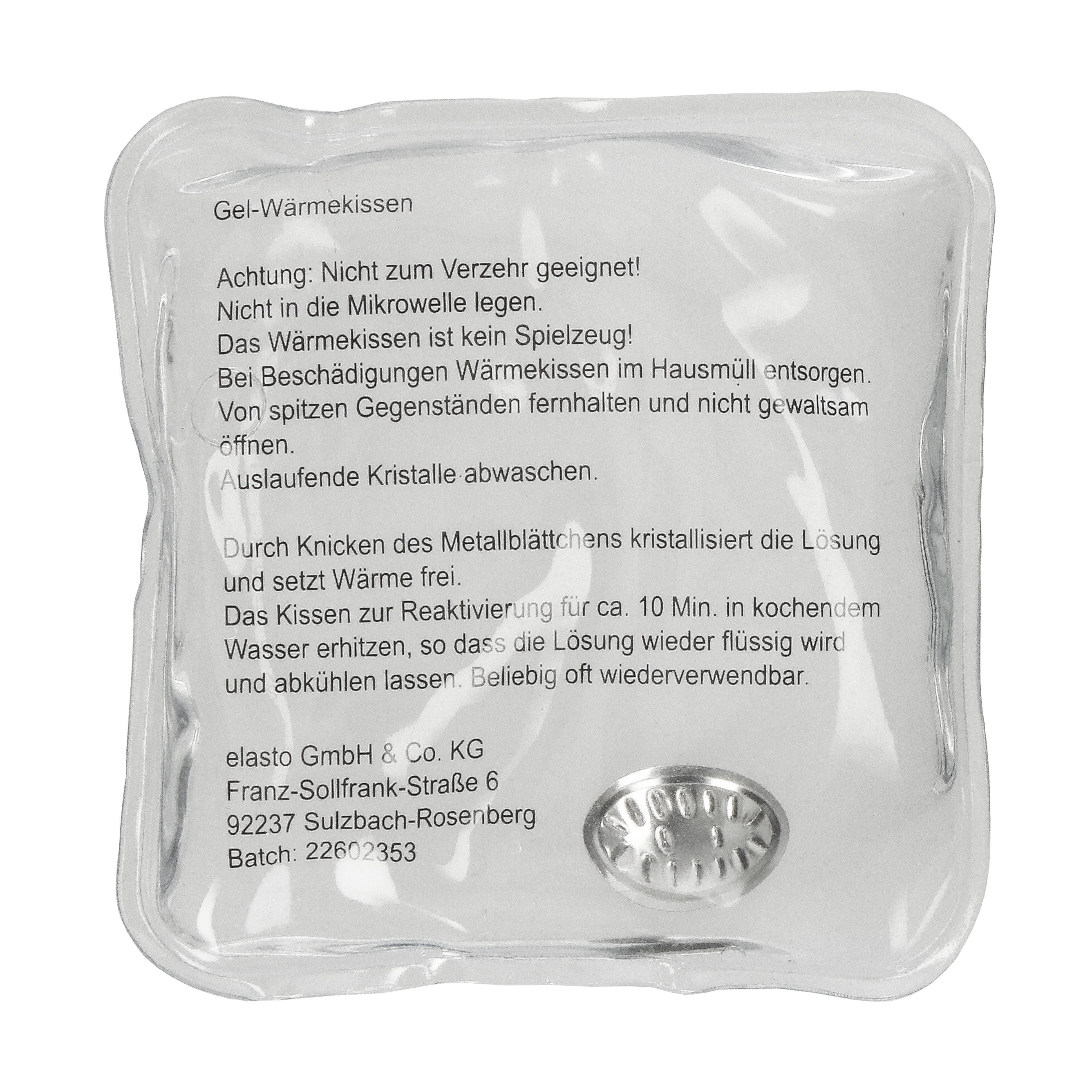 Gel-Wärmekissen ´Quadrat´