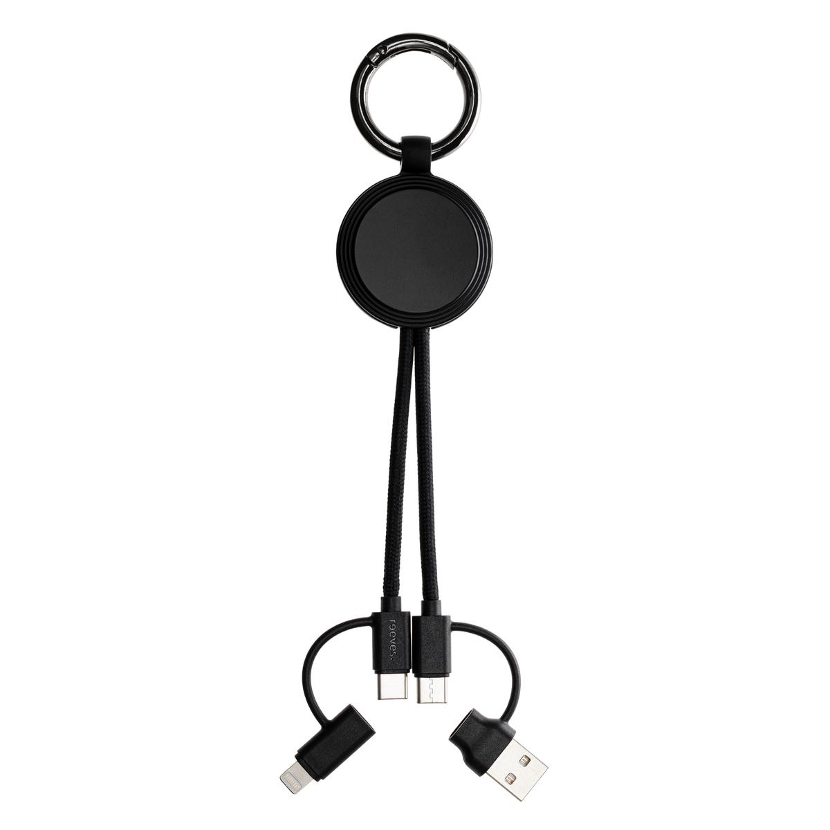 4-in-1 Ladekabel mit Beleuchtung REEVES-CONVERTICS LIGHT UP