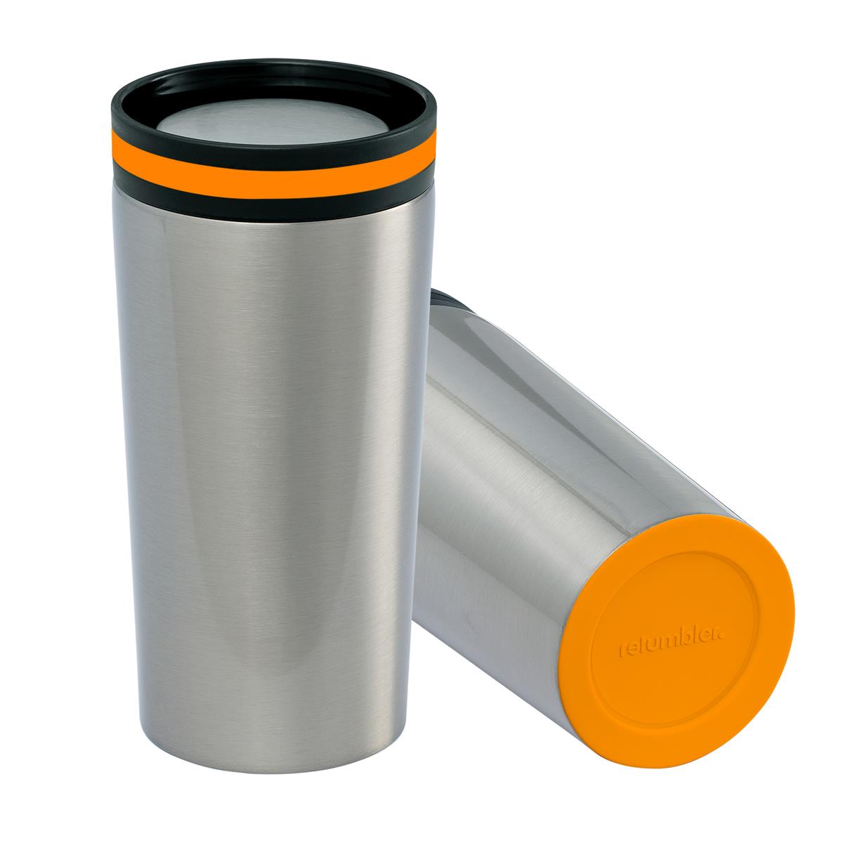 orange, silber