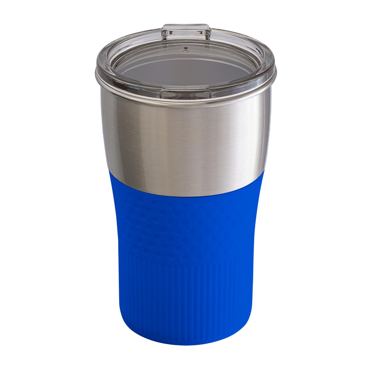blau, silber