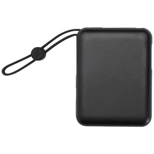 Acrux 35 W 10.000 mAh Tablet Powerbank mit integriertem Typ-C-Kabel aus recyceltem Kunststoff
