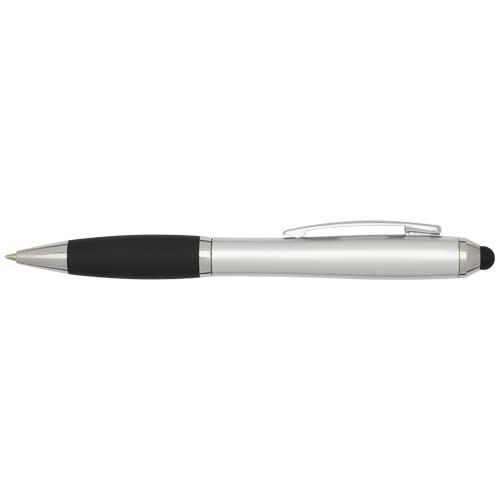 Nash RCS Stylus Kugelschreiber aus recyceltem Kunststoff mit farbigem Schaft und schwarzem Griff (schwarze Tinte)