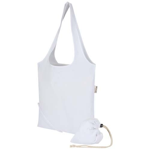 Madras Blend 140 g/m², GRS-zertifizierte, faltbare Baumwoll Tragetasche, 7 l