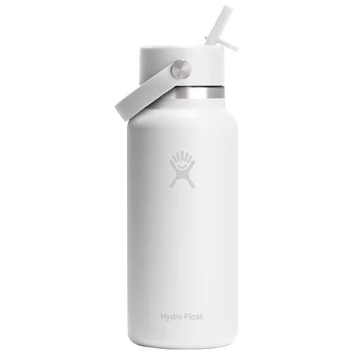 Hydro Flask Wide Mouth 946 ml isolierte Edelstahl Trinkflasche mit Strohhalmverschluss