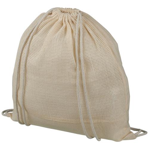 Maine Rucksack mit Kordelzug aus Baumwollgewebe