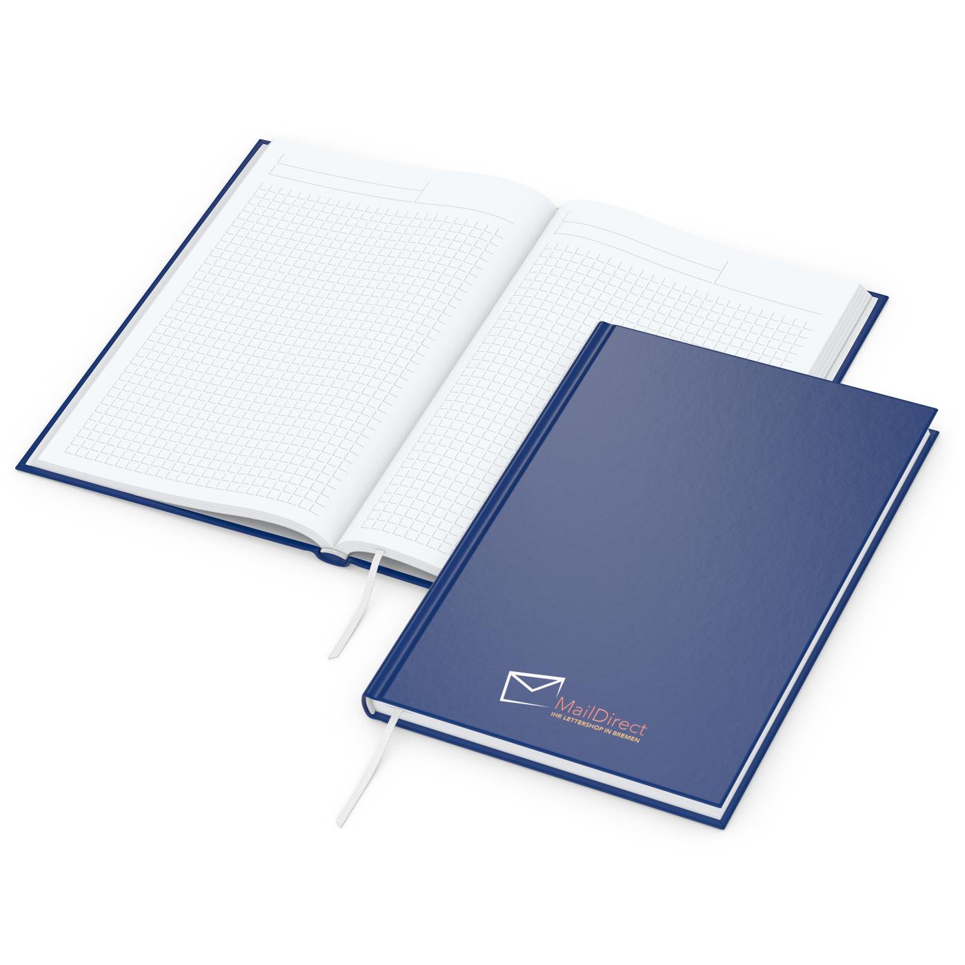 Notizbuch Note-Book EXPRESS Ecken spitz Hardcover matt-farbig
