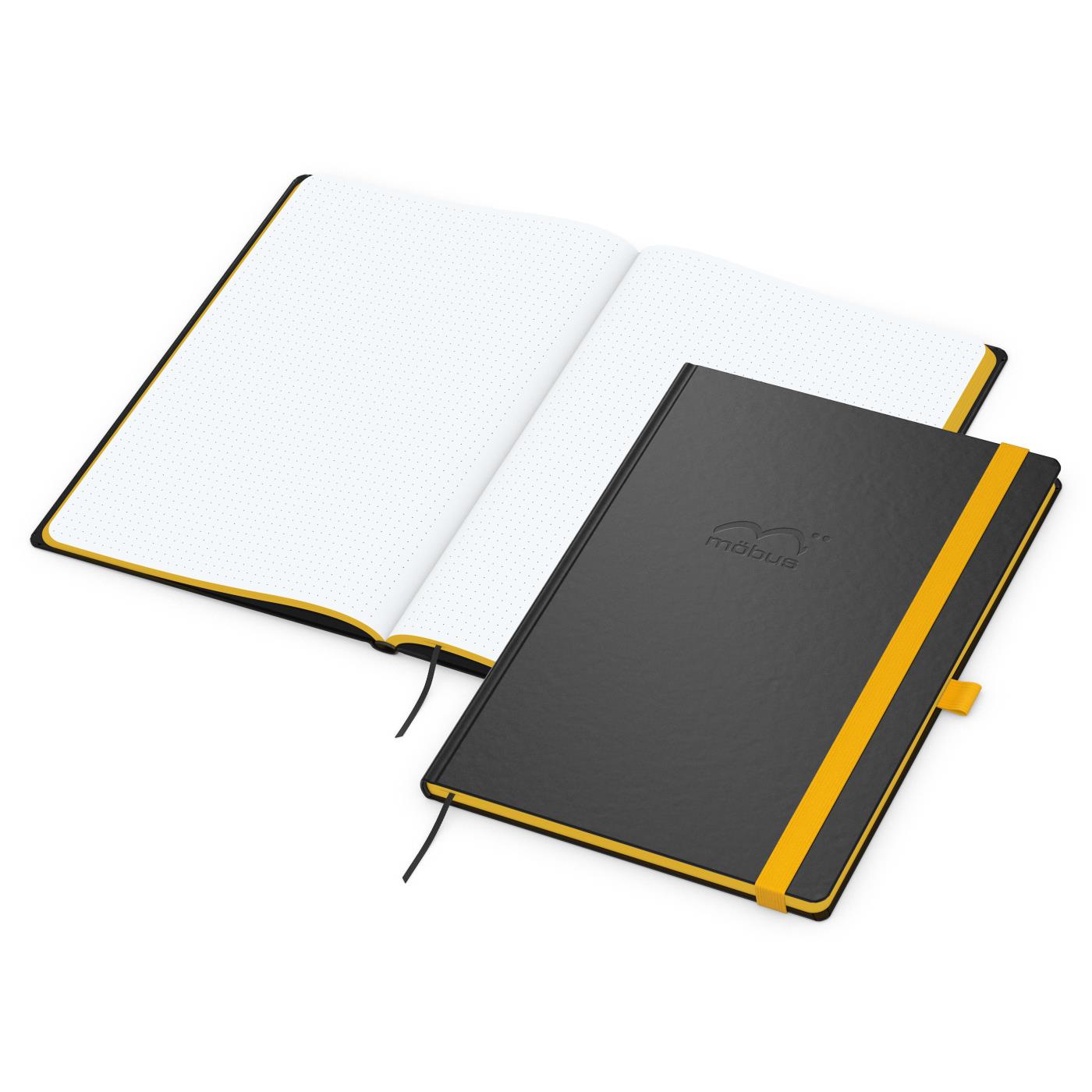 Notizbuch Hardcover Color-Book Ausstattung farbig