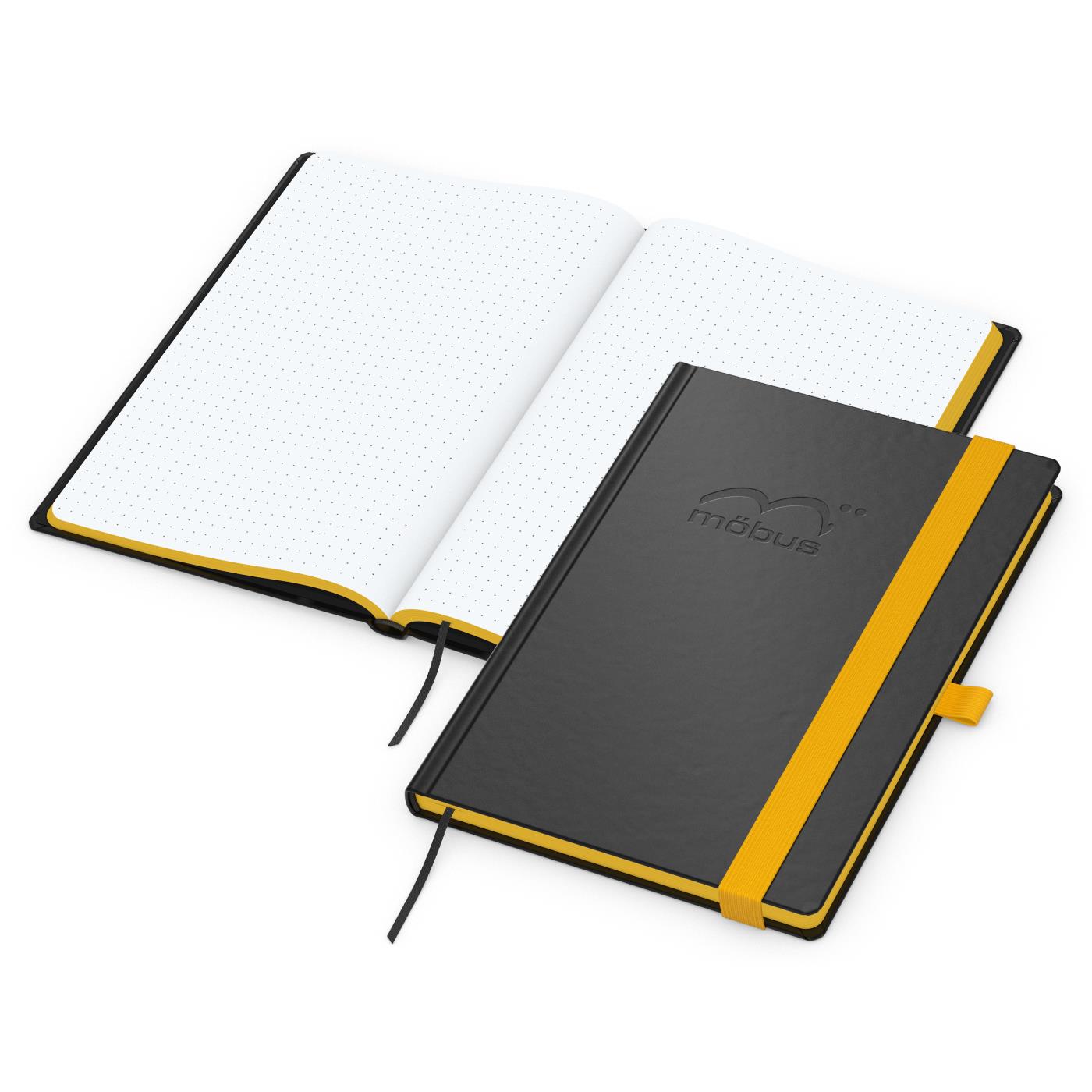 Notizbuch Hardcover Color-Book Ausstattung farbig