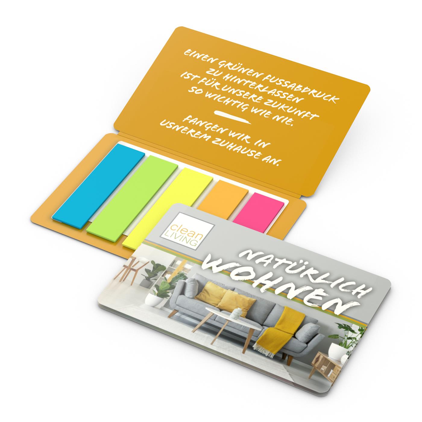 Haftmarker-Set Multi-Card Recycling-Kartonumschlag mikroperforiert
