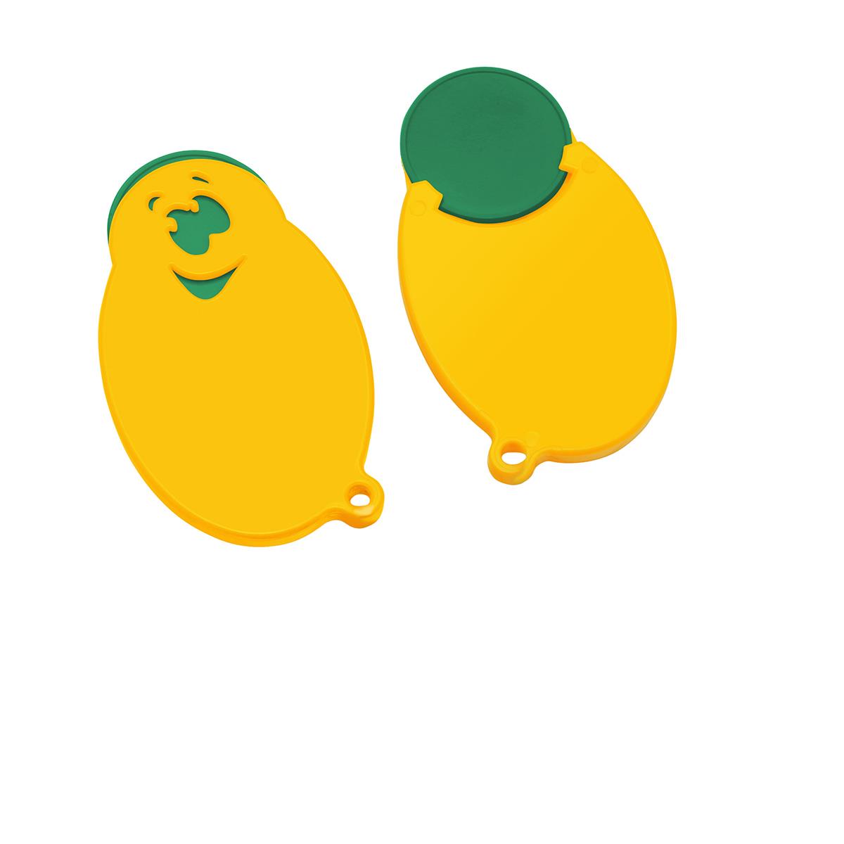Chip grün, Chiphalter gelb