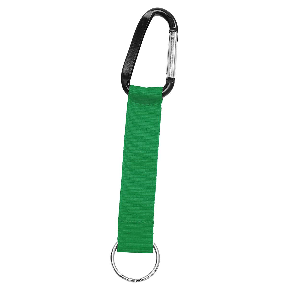 Grundfarbe Smaragdgrün (ca. Pantone 348C), Karabiner schwarz