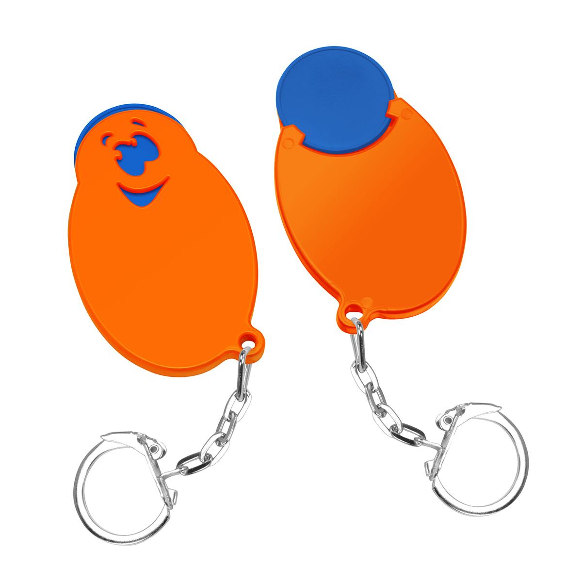 Chip blau, Chiphalter orange
