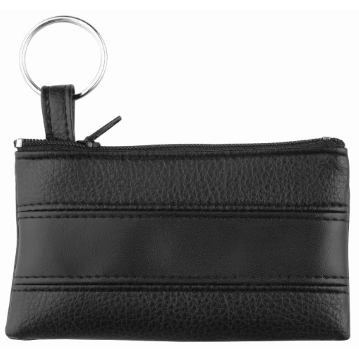 CreativDesign® Schlüsseltasche ´LookPlus´ schwarz/schwarz