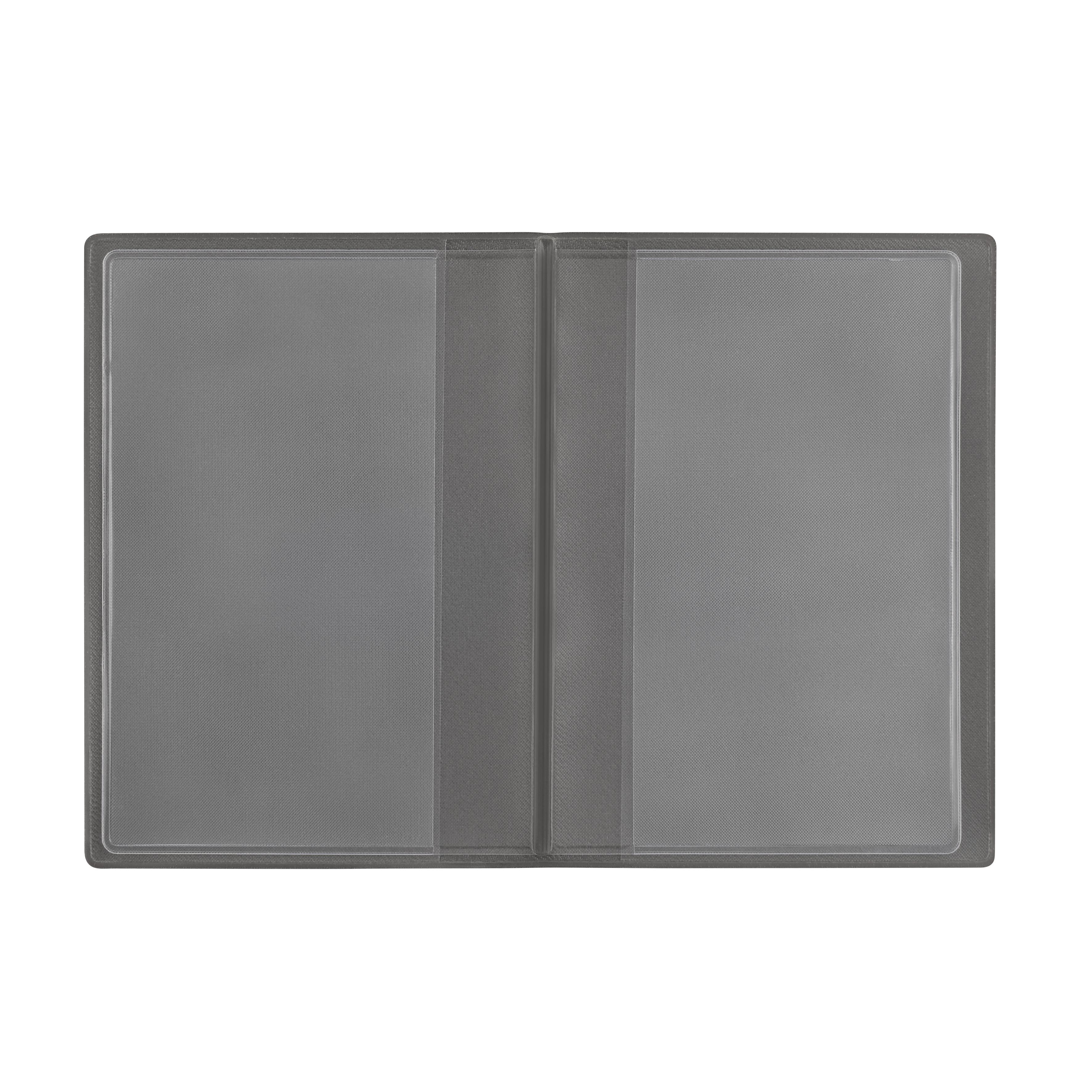 CreativDesign® Ausweistasche ´4-fach´ Velours grau