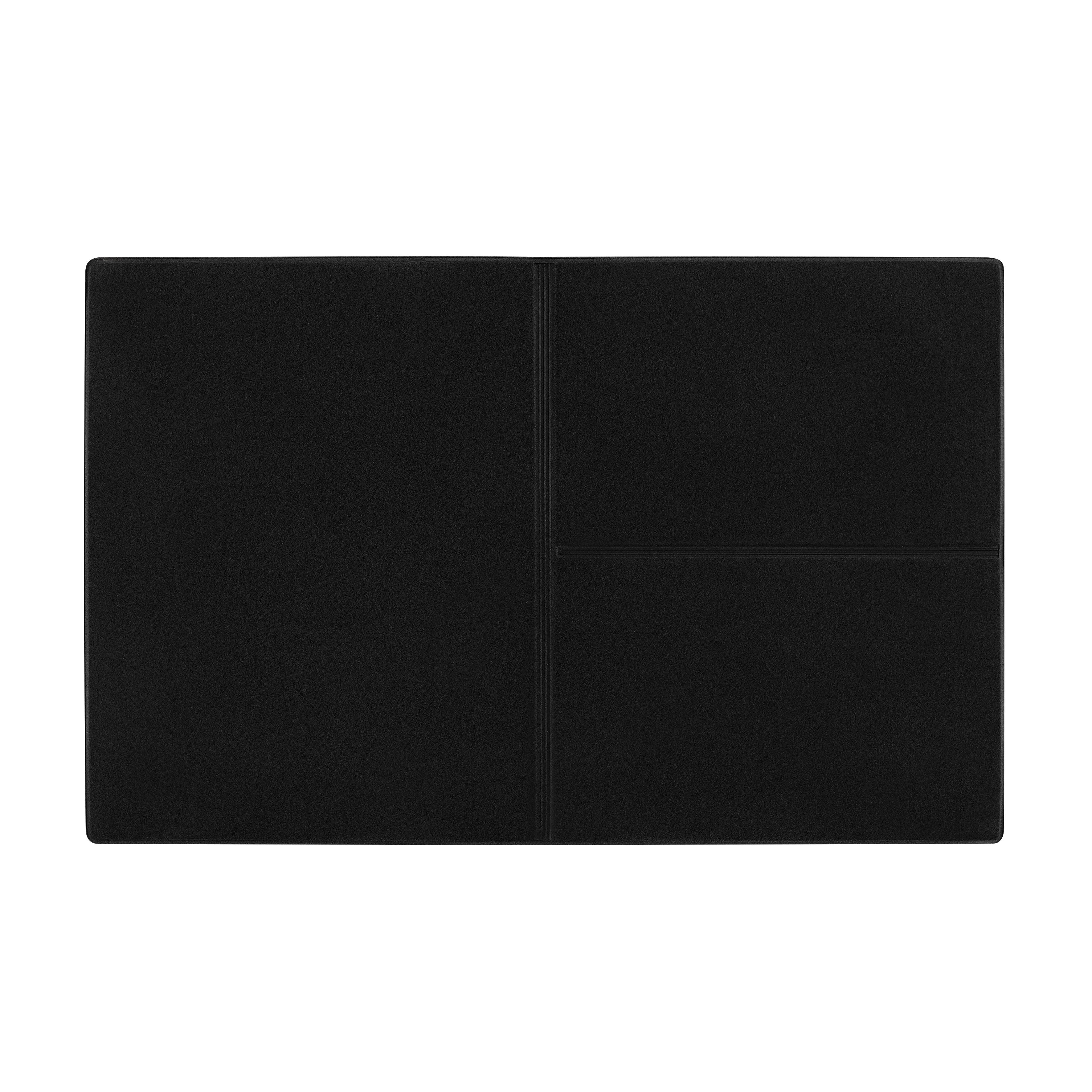 CreativDesign® Ausweistasche ´Euro´ Veloursfolie schwarz  mit Einschub