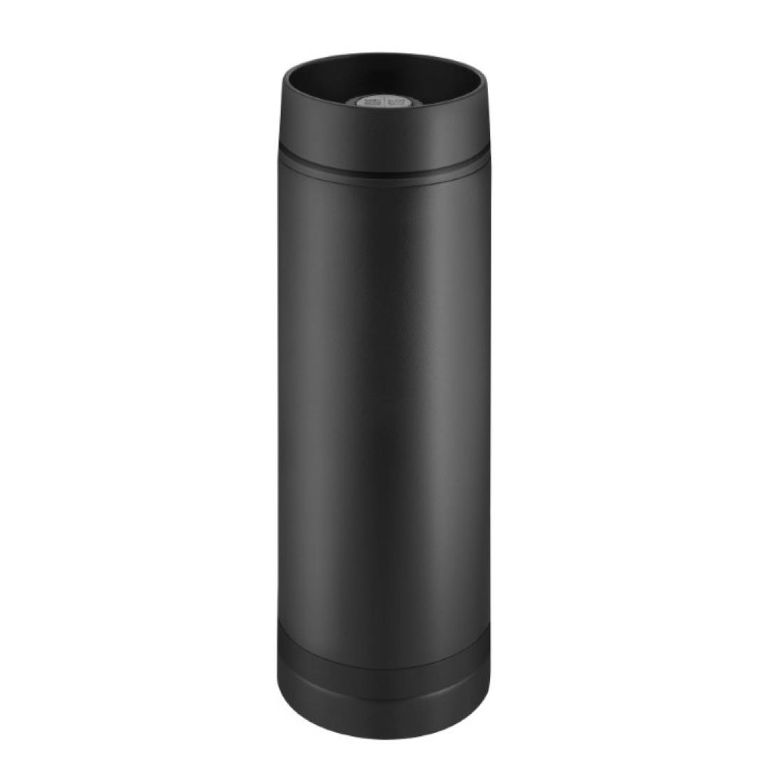 Metmaxx® Thermobecher ´Crema360°´  schwarz/Ring schwarz