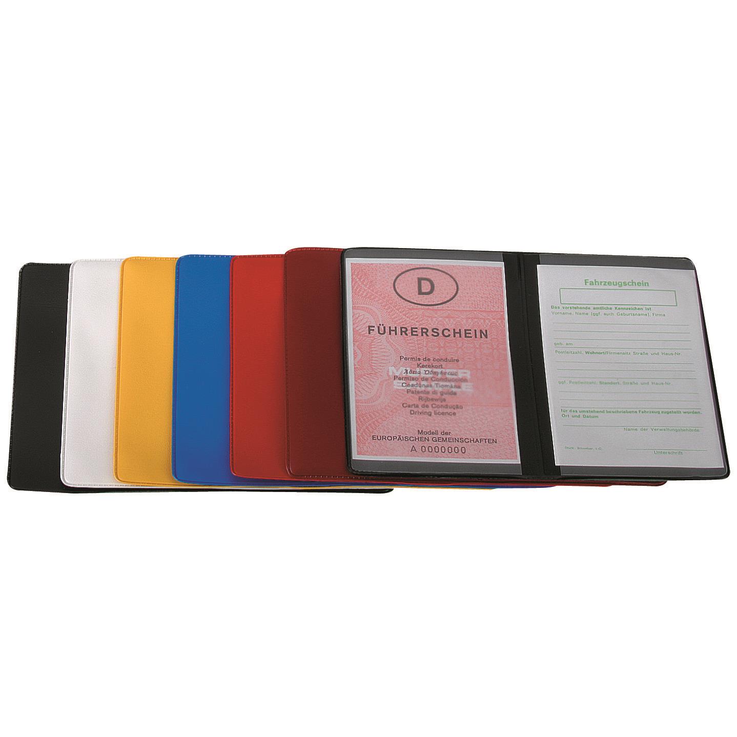 CreativDesign® Ausweistasche ´5-fach´ Normalfolie weiß