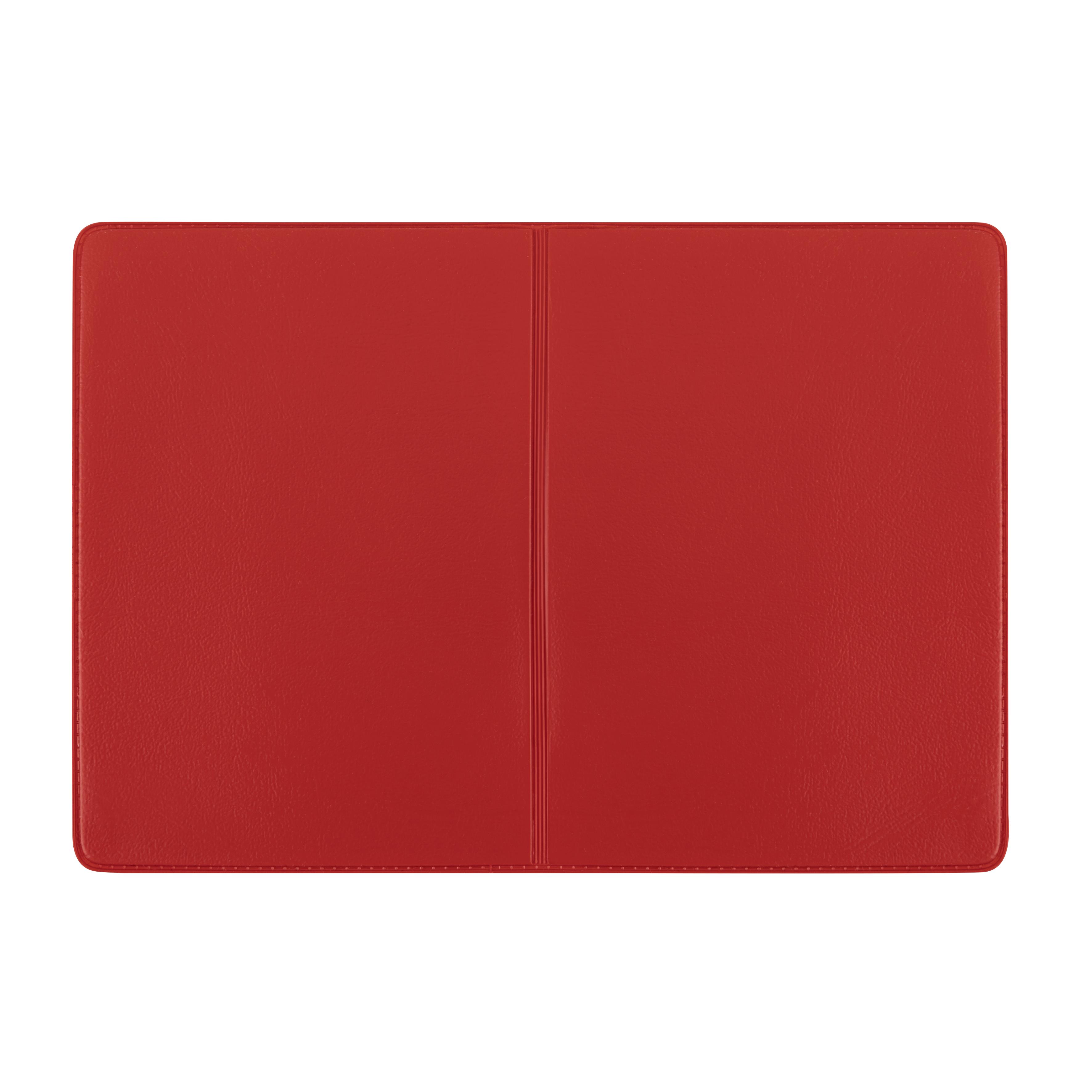 CreativDesign® Ausweistasche ´5-fach´ Normalfolie rot