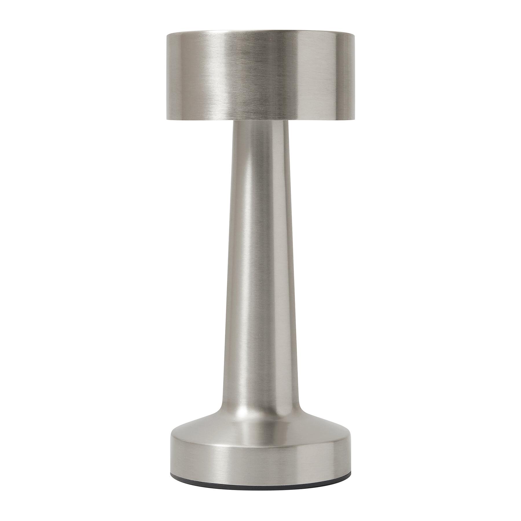 MUSHROOM - Edelstahl-Tischlampe