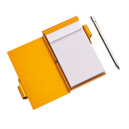 Notizblock mit Stift MEMO (gold)