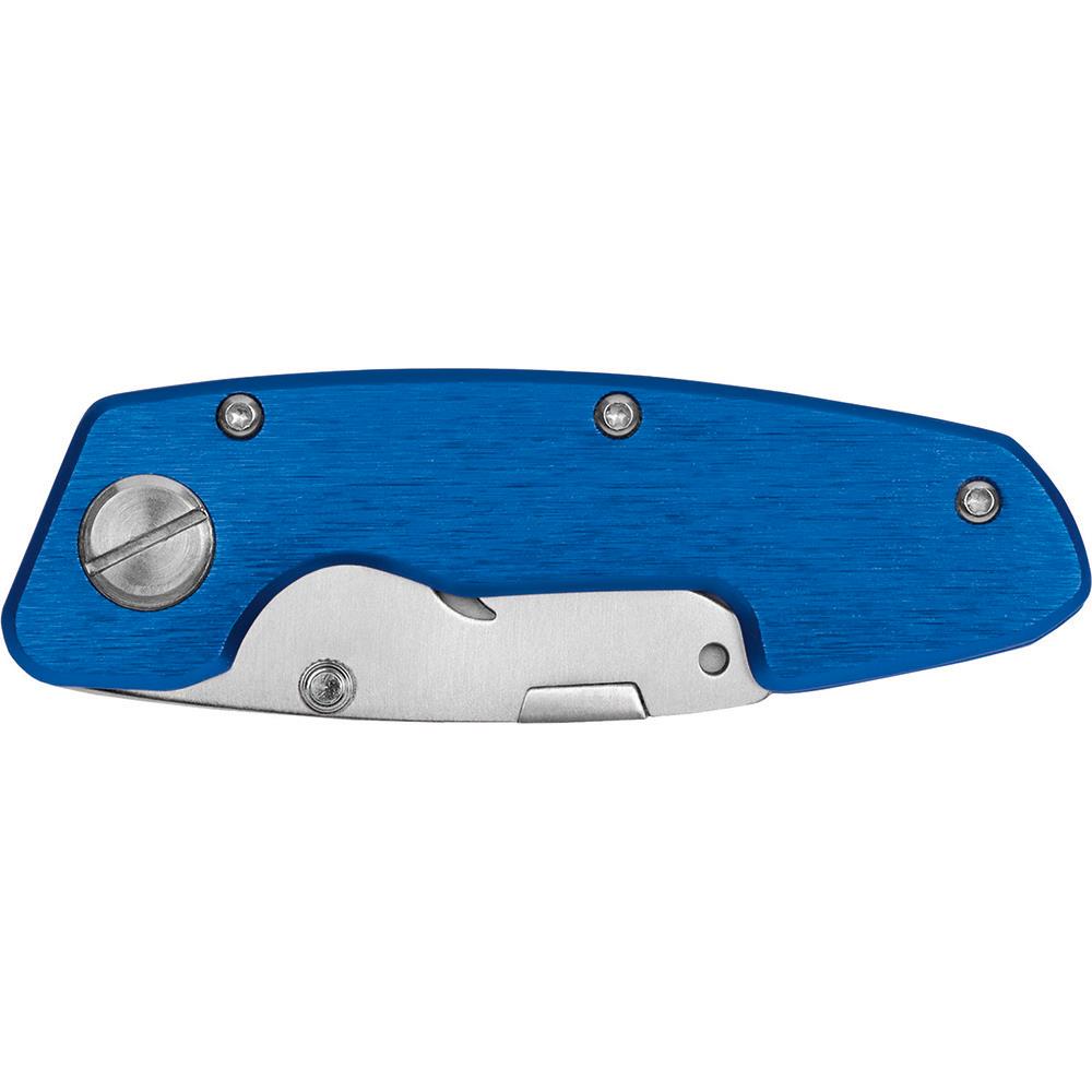 Trapezklingen-Klappmesser ´Piranha blau´