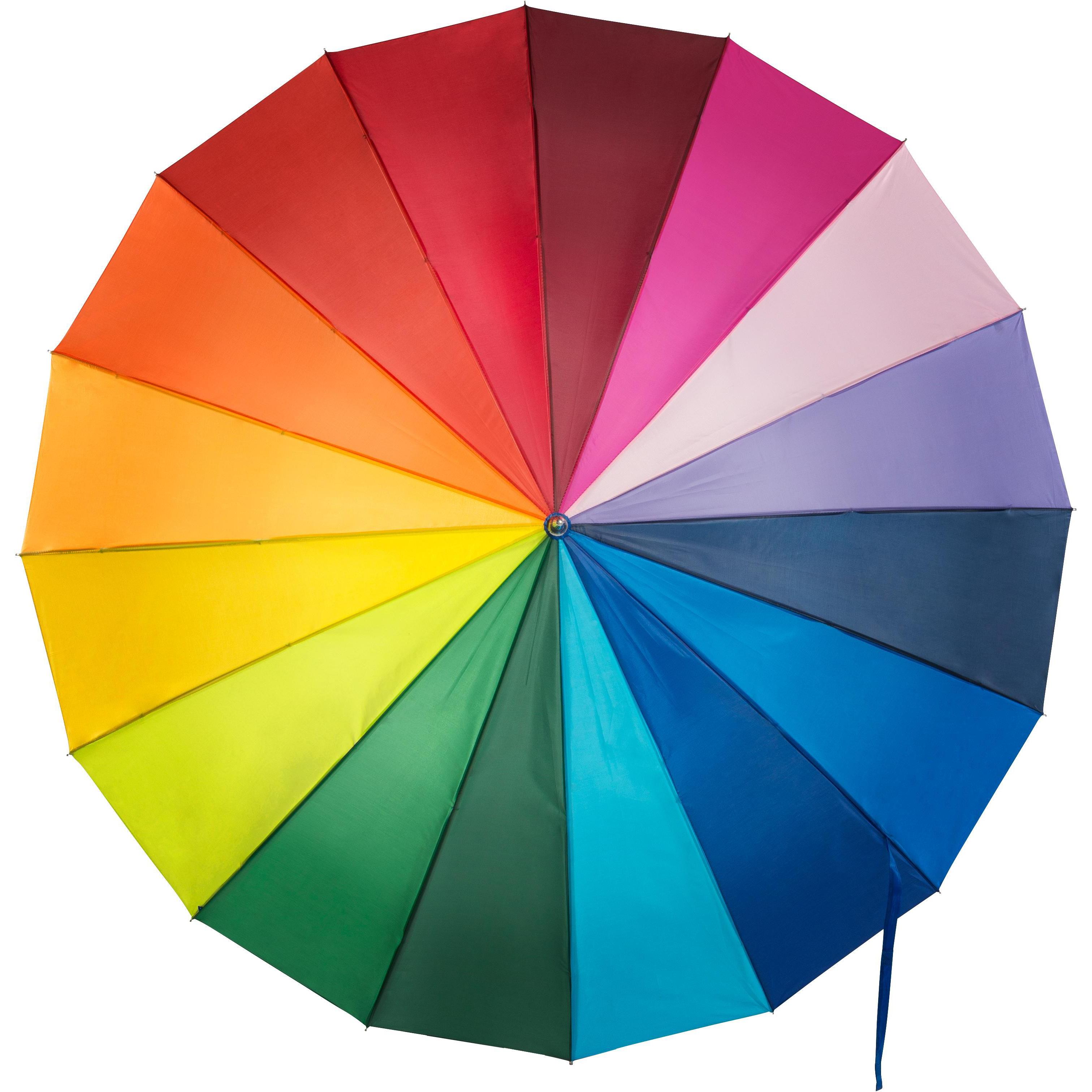Regenbogenregenschirm Haya | 190T