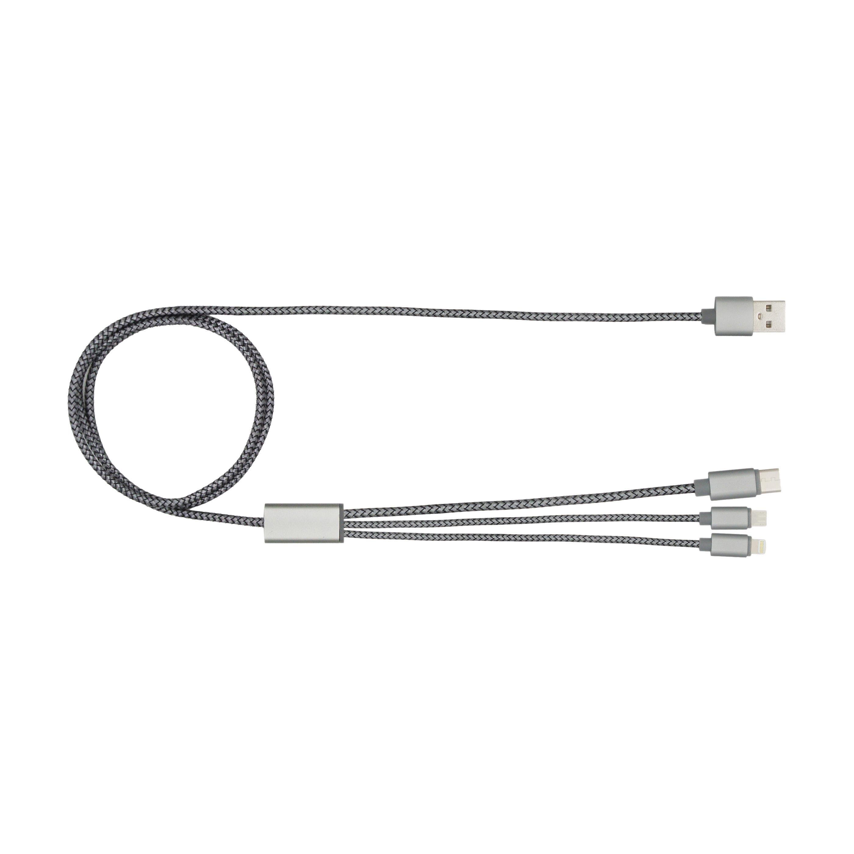 BrandCharger Ladekabel Trident 2+ | 3-in-1