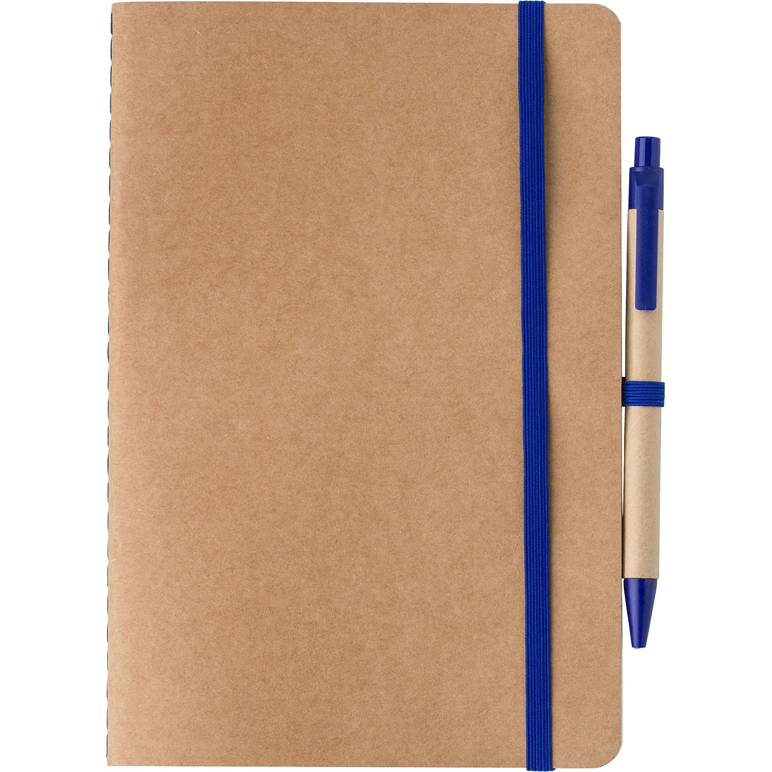 Notizbuch Theodore | Karton | A5 | Blanko | Mit Stift
