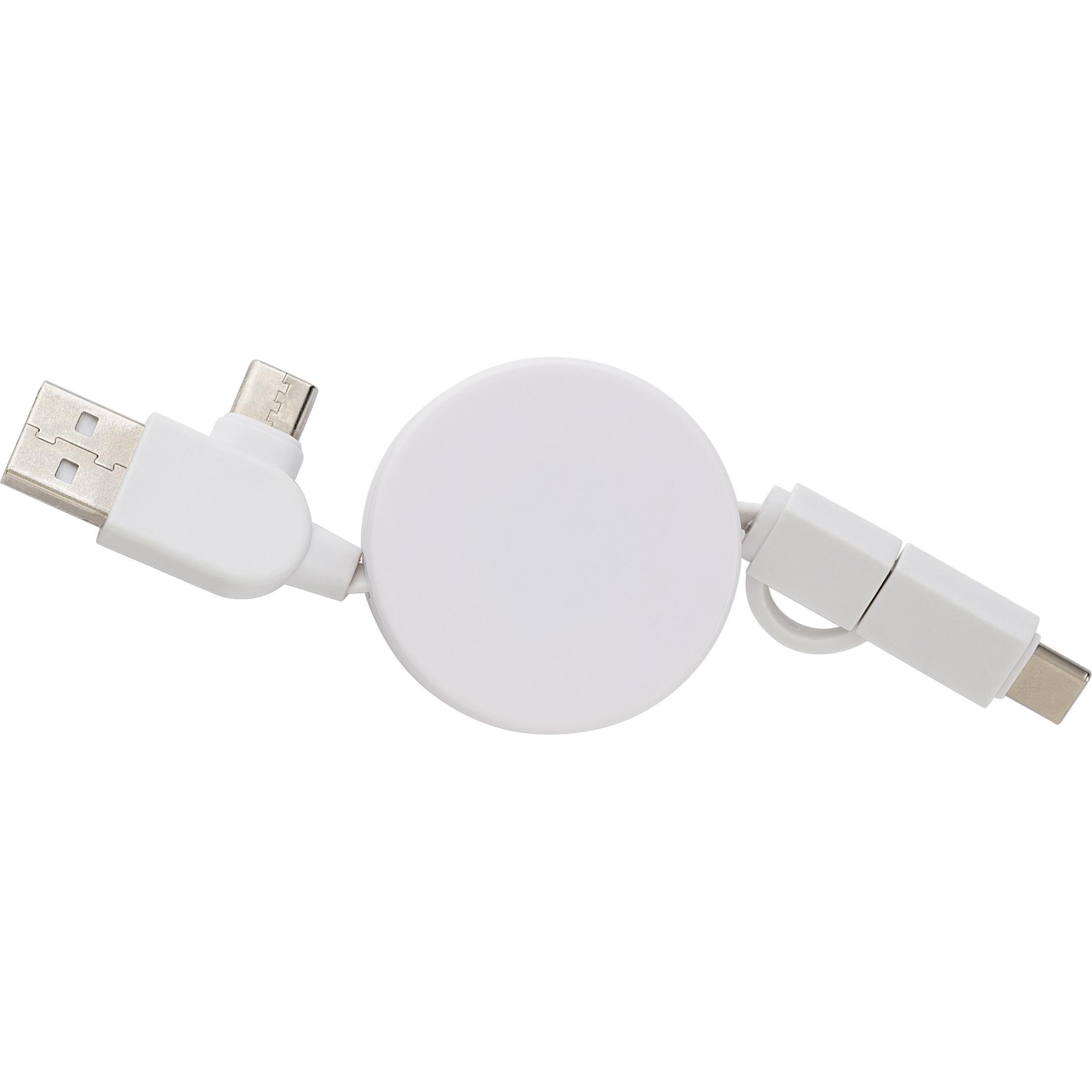 Ladekabel Jared | 3-in-1 | Ausziehbar