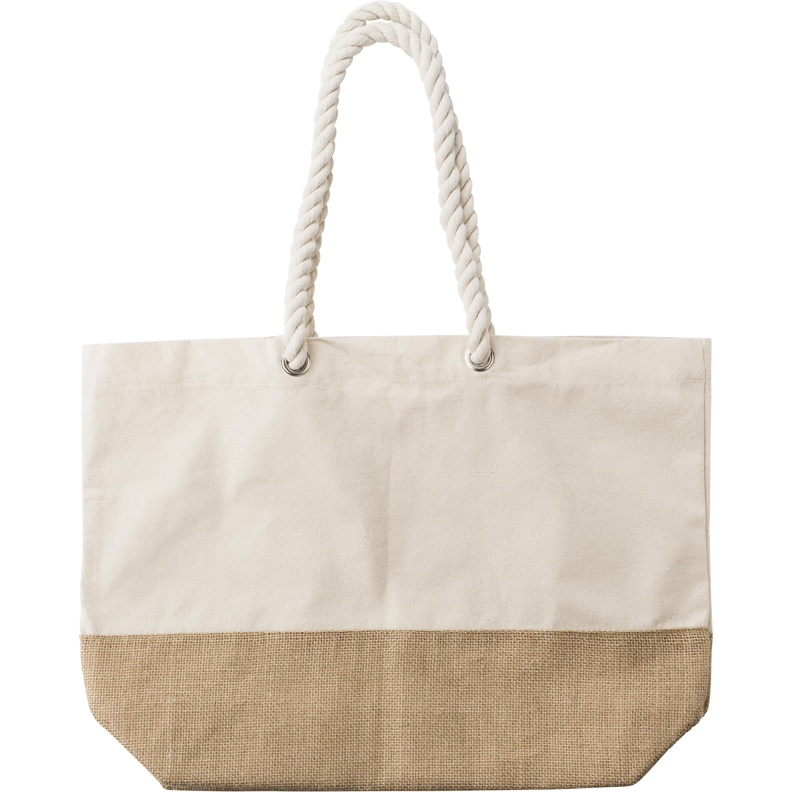 Einkaufstasche Diego | Baumwolle 280 g/m² | Juteboden