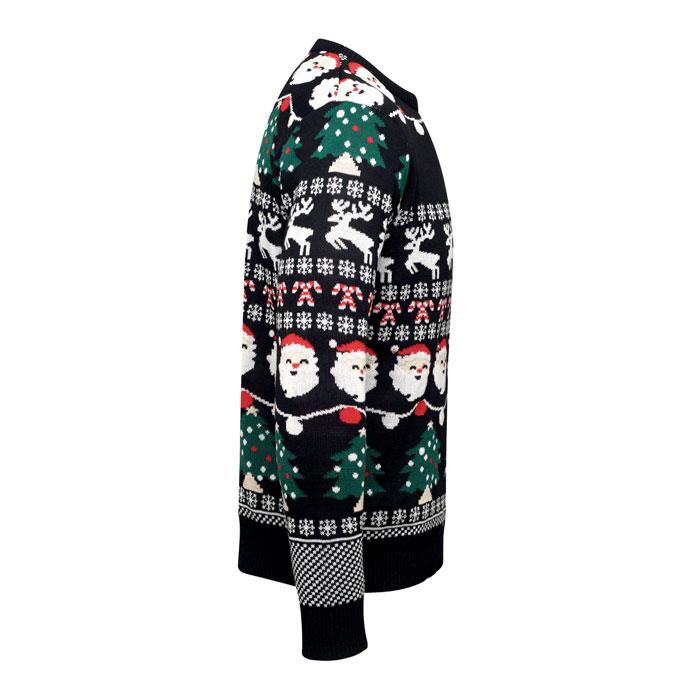Weihnachts-LED-Pullover L/XL