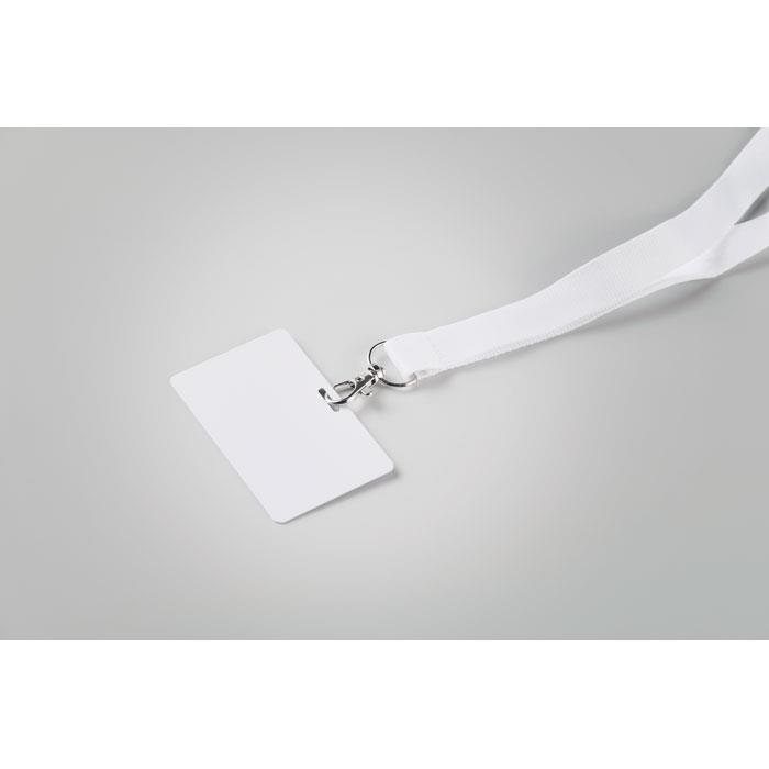 Lanyard-Ausweis 54 x 86 mm
