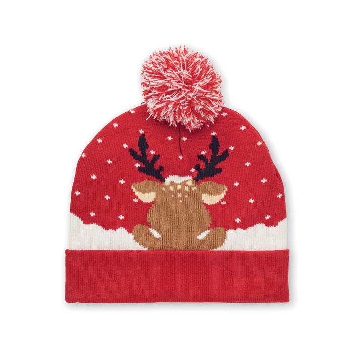 Weihnachtliche Strickmütze