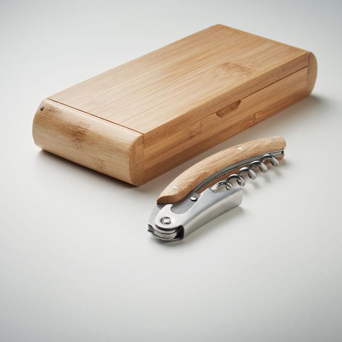 Kellnermesser Bambus