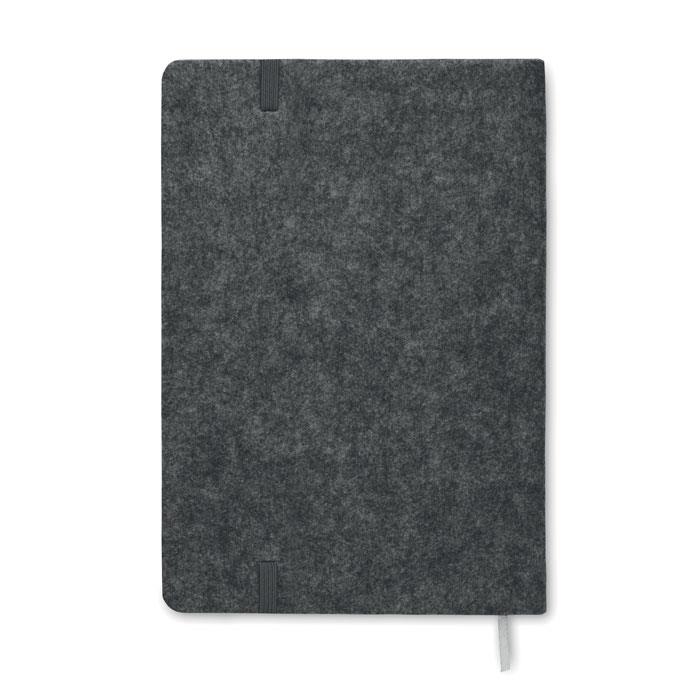 DIN A5 Notizbuch RPET-Filz