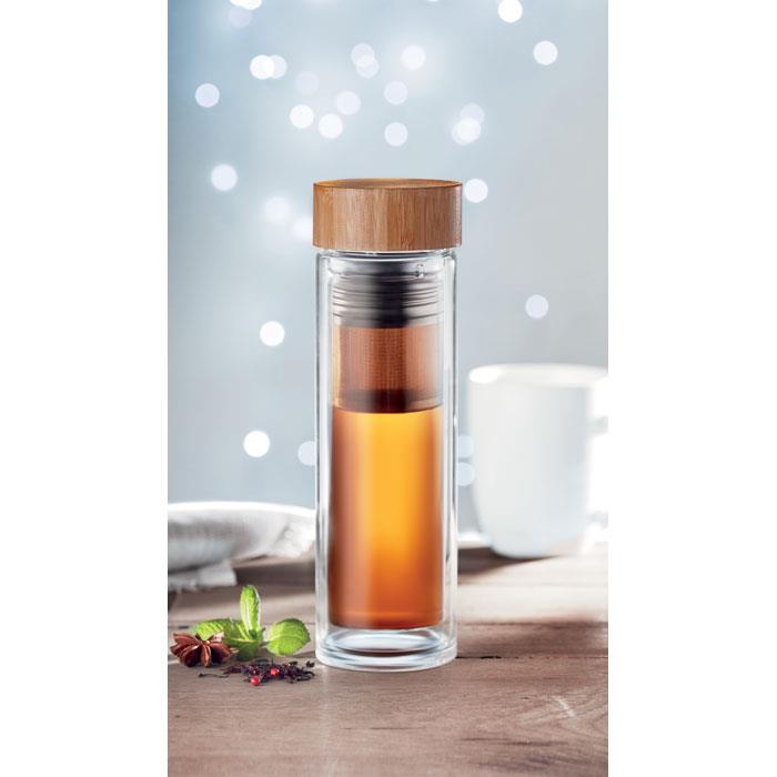 Doppelwandige Trinkflasche 420ml