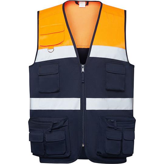 Navy Blue 55 Fluor Orange 223