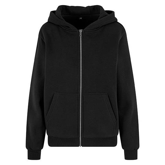 Ladies Fluffy Zip Hoody