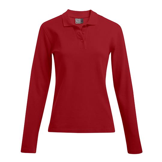 Women´s Heavy Polo Long Sleeve