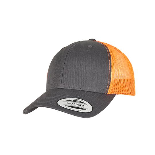 Charcoal Neon Orange