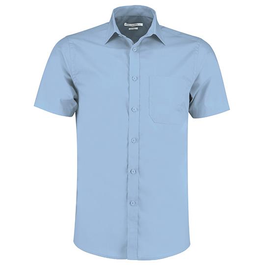 Men´s Tailored Fit Poplin Shirt Short Sleeve