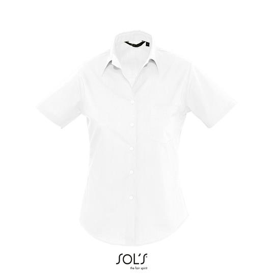 Popeline-Blouse Escape Short Sleeve