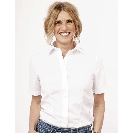 Women´s Blouse Comfort Fit Short Sleeve