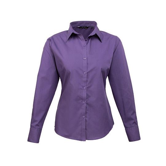 Women´s Poplin Long Sleeve Blouse
