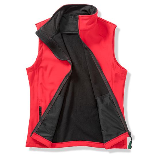 Men´s Printable Softshell Bodywarmer with Recycled Fleece Inner