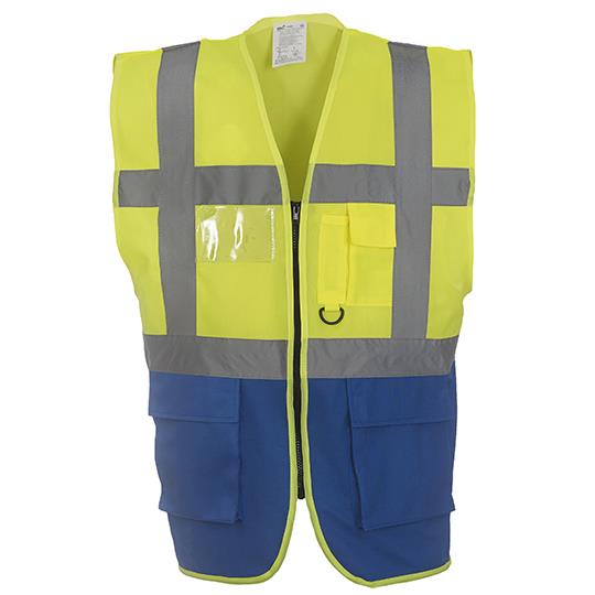 Hi-Vis Yellow Royal Blue